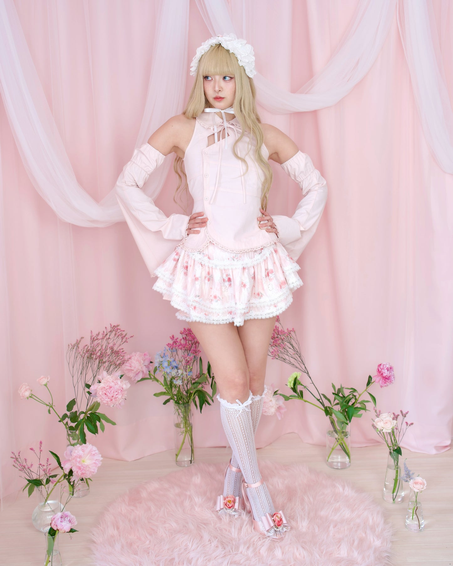 World is Mine Blouse - Pink // PREORDER