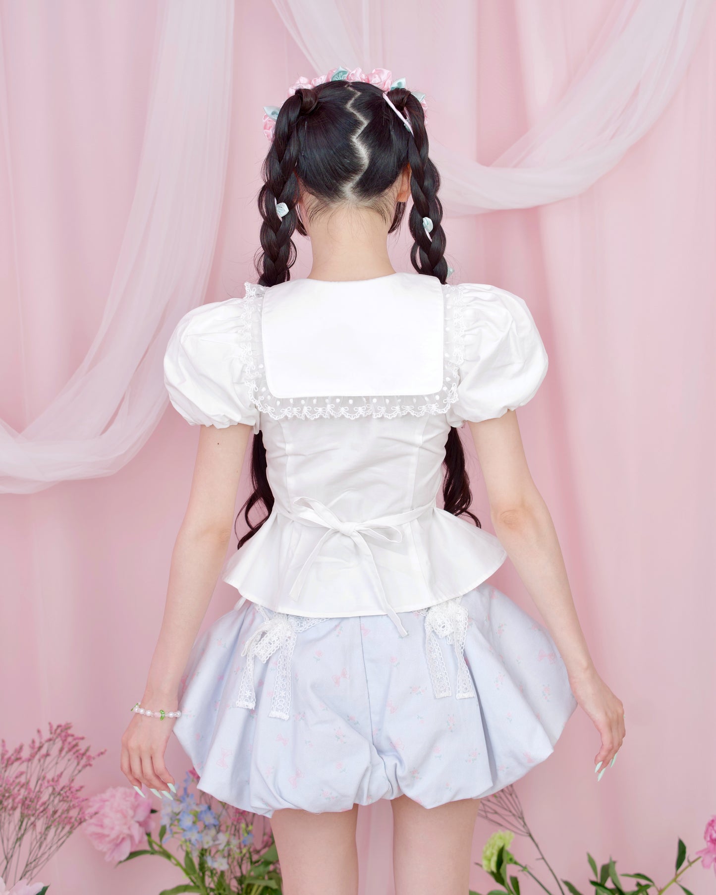 Set Sail Dream Blouse - White // PREORDER