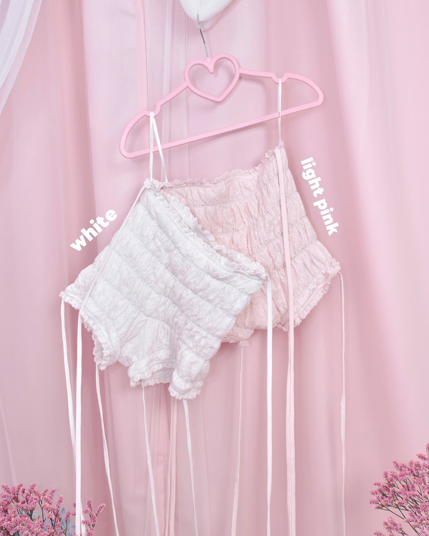 Tied With Love Cotton Bloomers - White // PREORDER