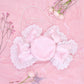 Ribbon Frill Bag - White x Pink // PREORDER