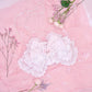 Ribbon Frill Bag - White x Pink // PREORDER