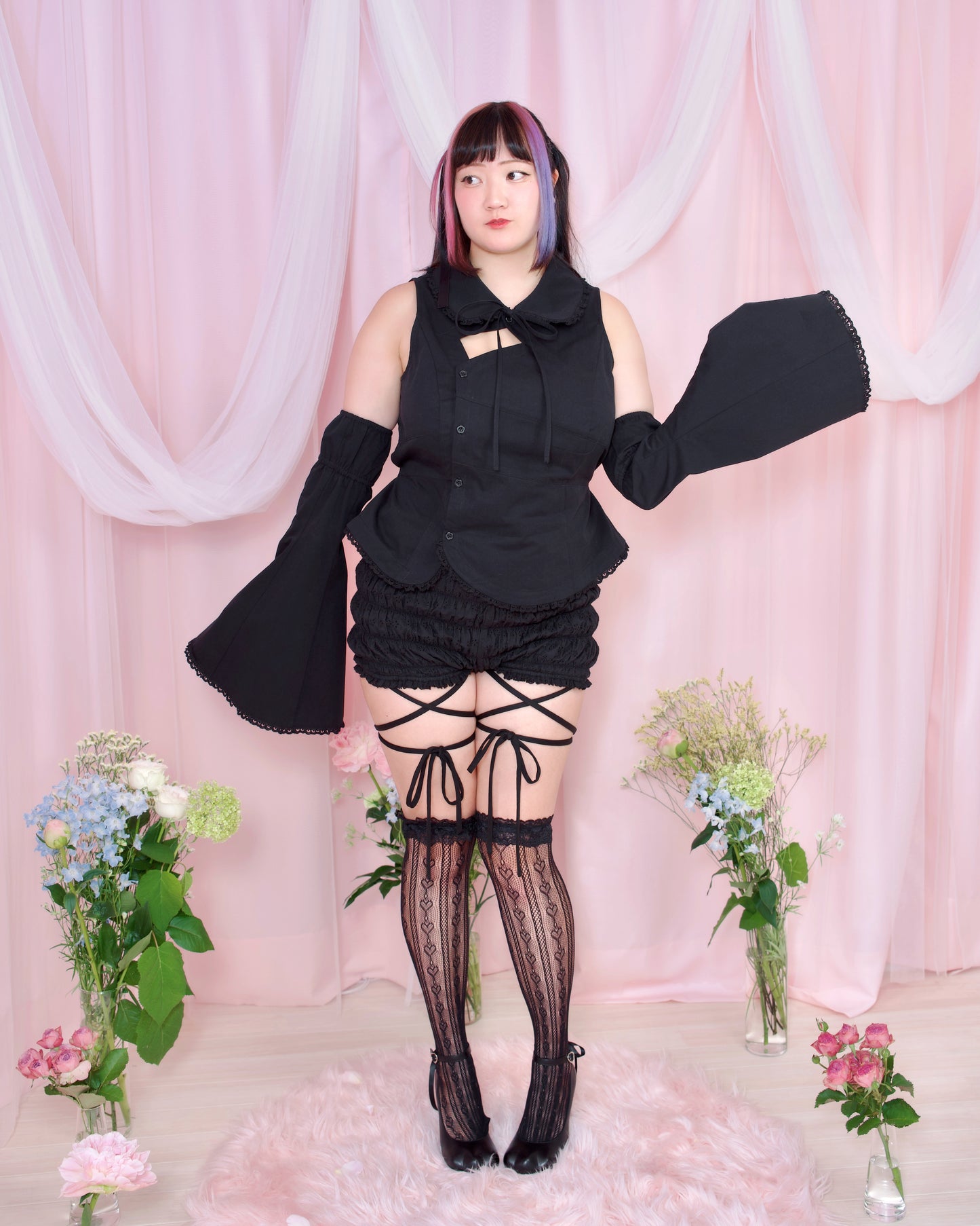 Tied With Love Cotton Bloomers - Black // PREORDER