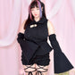 Tied With Love Cotton Bloomers - Black // PREORDER