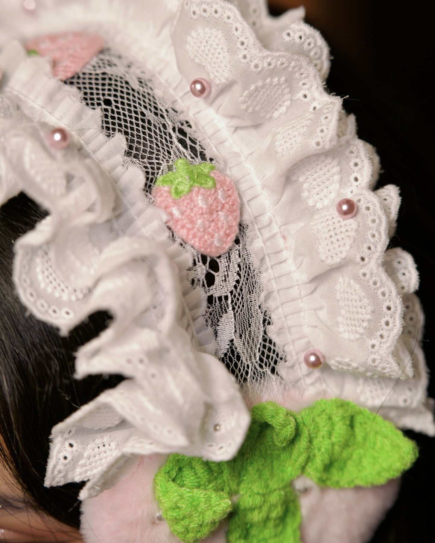Strawberry Shortcake Ear Warmer - Pink