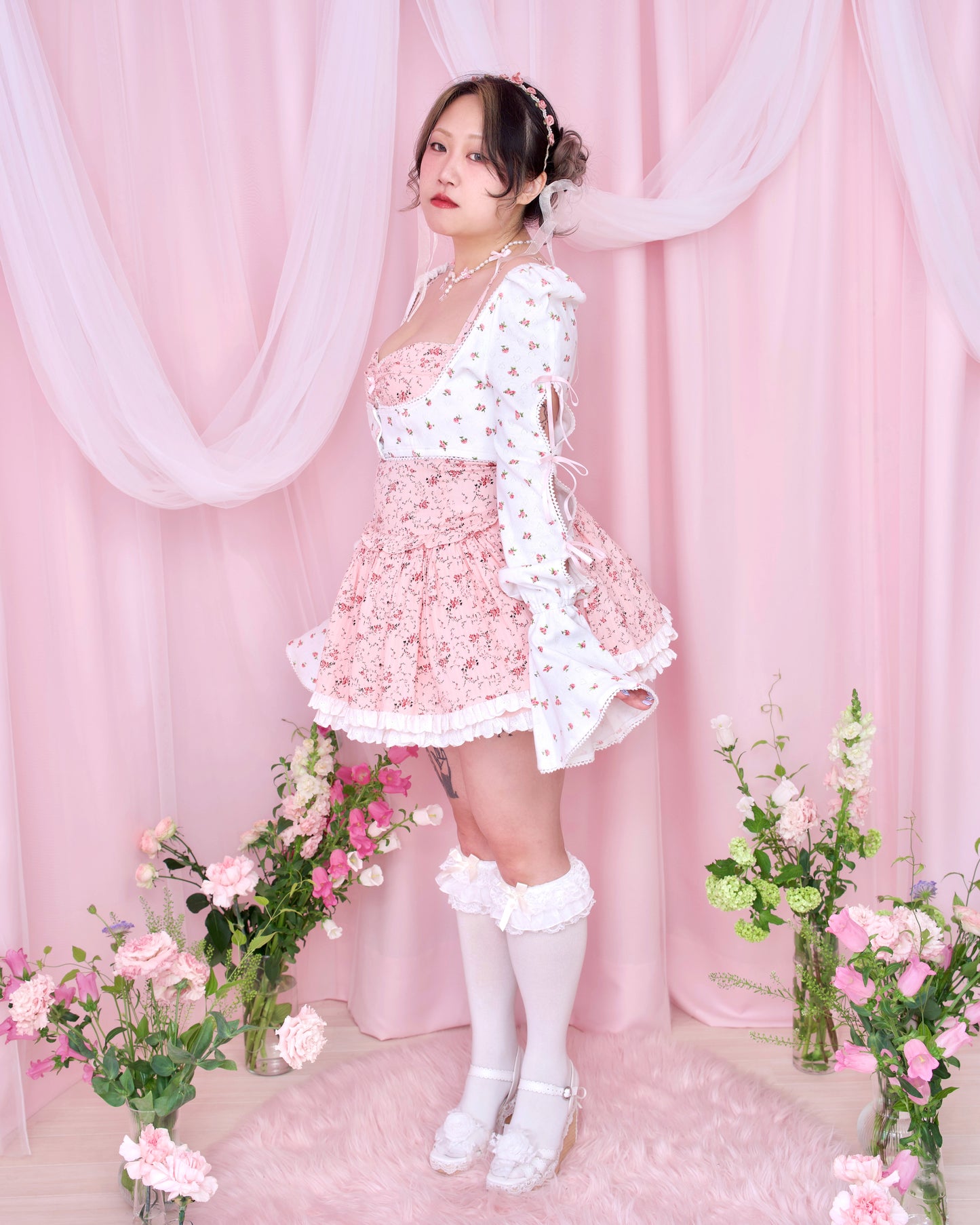 Promenade Daydream Cardigan - White // PREORDER