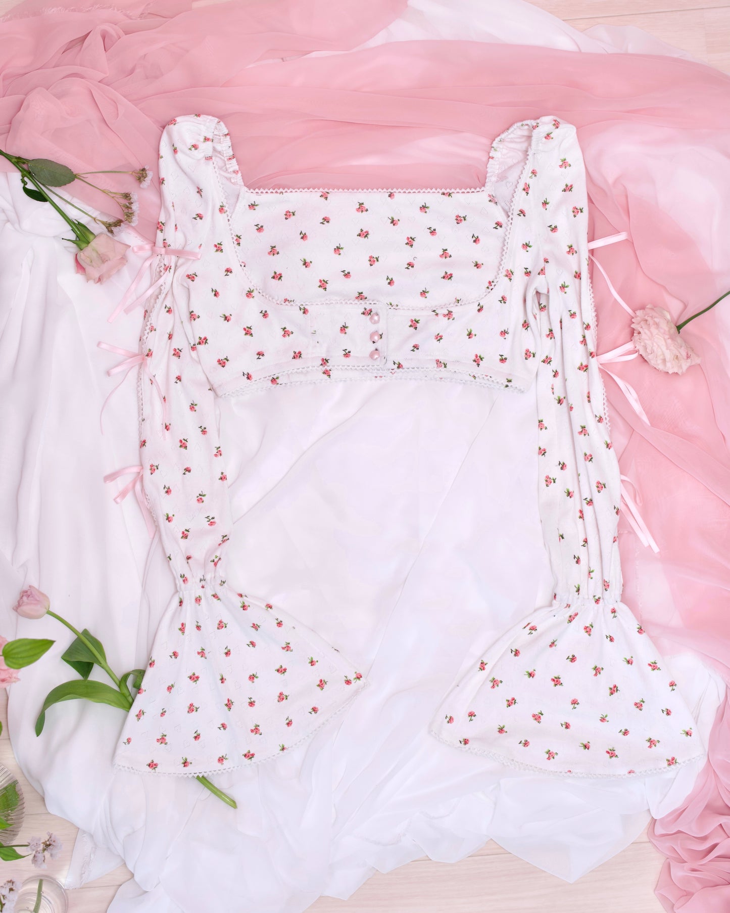 Promenade Daydream Cardigan - White // PREORDER