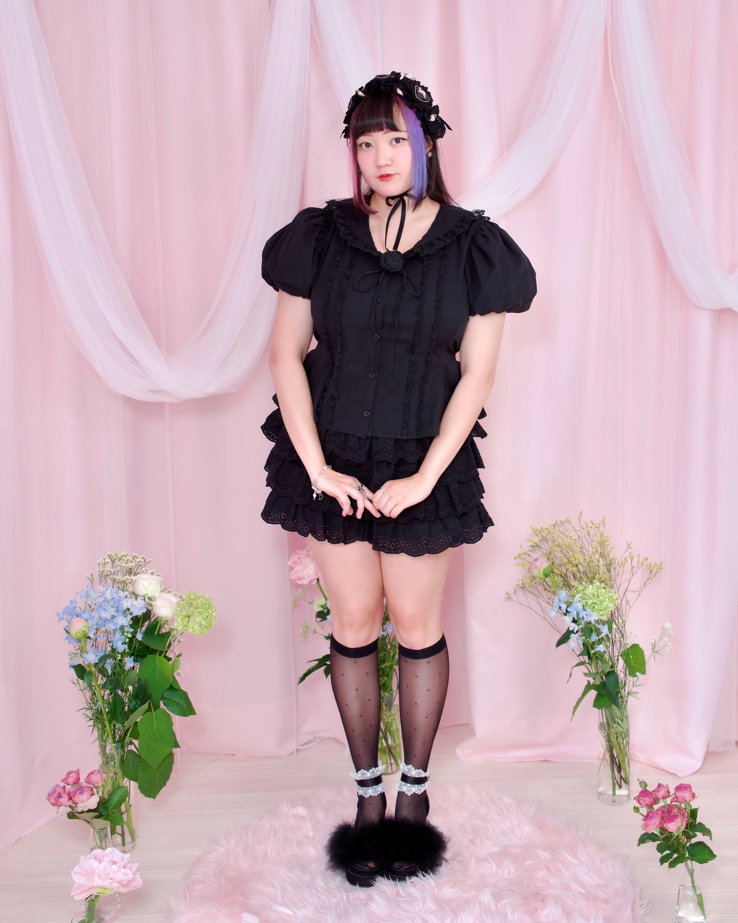 Set Sail Dream Blouse - Black // PREORDER