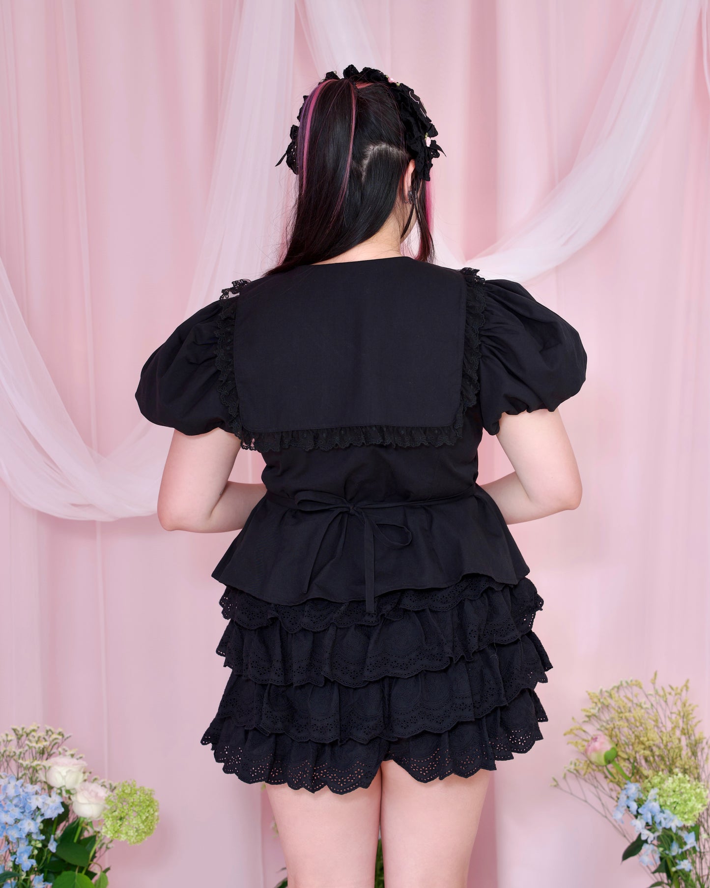 Set Sail Dream Blouse - Black // PREORDER