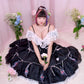 Princess Tier Cake Long Tulle Skirt - Black // PREORDER