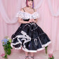 Princess Tier Cake Long Tulle Skirt - Black // PREORDER