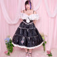 Princess Tier Cake Long Tulle Skirt - Black // PREORDER