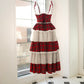 Cascade Corset Skirt RED CHECK // Preorder