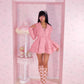 Sugarplum Heart Coat - Pink // PREORDER