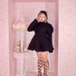 Sugarplum Heart Coat - Black // PREORDER