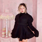 Sugarplum Heart Coat - Black // PREORDER