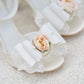 La Vie En Rose Heart Sandal Heels White PREORDER