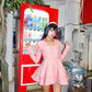 Sugarplum Heart Coat - Pink // PREORDER
