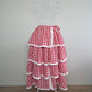 Sweet Serenity Picnic Set Layer Wrap Skirt // Red Gingham PREORDER