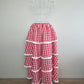 Sweet Serenity Picnic Set Layer Wrap Skirt // Red Gingham