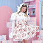 Vintage Rose Jumper Skirt - Cream // PREORDER