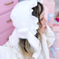 Marshmallow Bunny Bonnet - White // PREORDER
