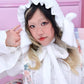 Marshmallow Bunny Bonnet - White // PREORDER