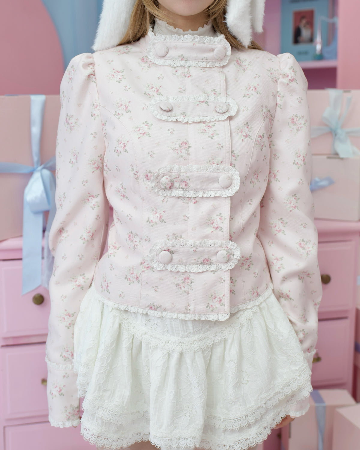 Josephine's Letters Napoleon Jacket - Pink // PREORDER