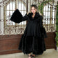 Snow Angel Long Winter Coat - Black // PREORDER