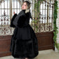 Snow Angel Long Winter Coat - Black // PREORDER