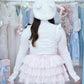 Coquette Dream Ribbon Bustier - White
