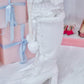 Snow Kitty Boots - White // PREORDER