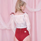 Whisper Lace Layering Bolero - White // PREORDER