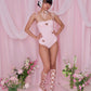Floating Hearts One-Piece Swimsuit - Pink // PREORDER
