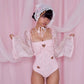 Whisper Lace Layering Bolero - Pink // PREORDER