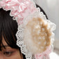 Winterbelle's Bow Ear Warmer - Fawn Brown x Pink