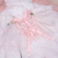 Soft Flutter Outer Tulle Apron Skirt - Pink // PREORDER