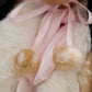 Winterbelle's Bow Ear Warmer - Fawn Brown x Pink