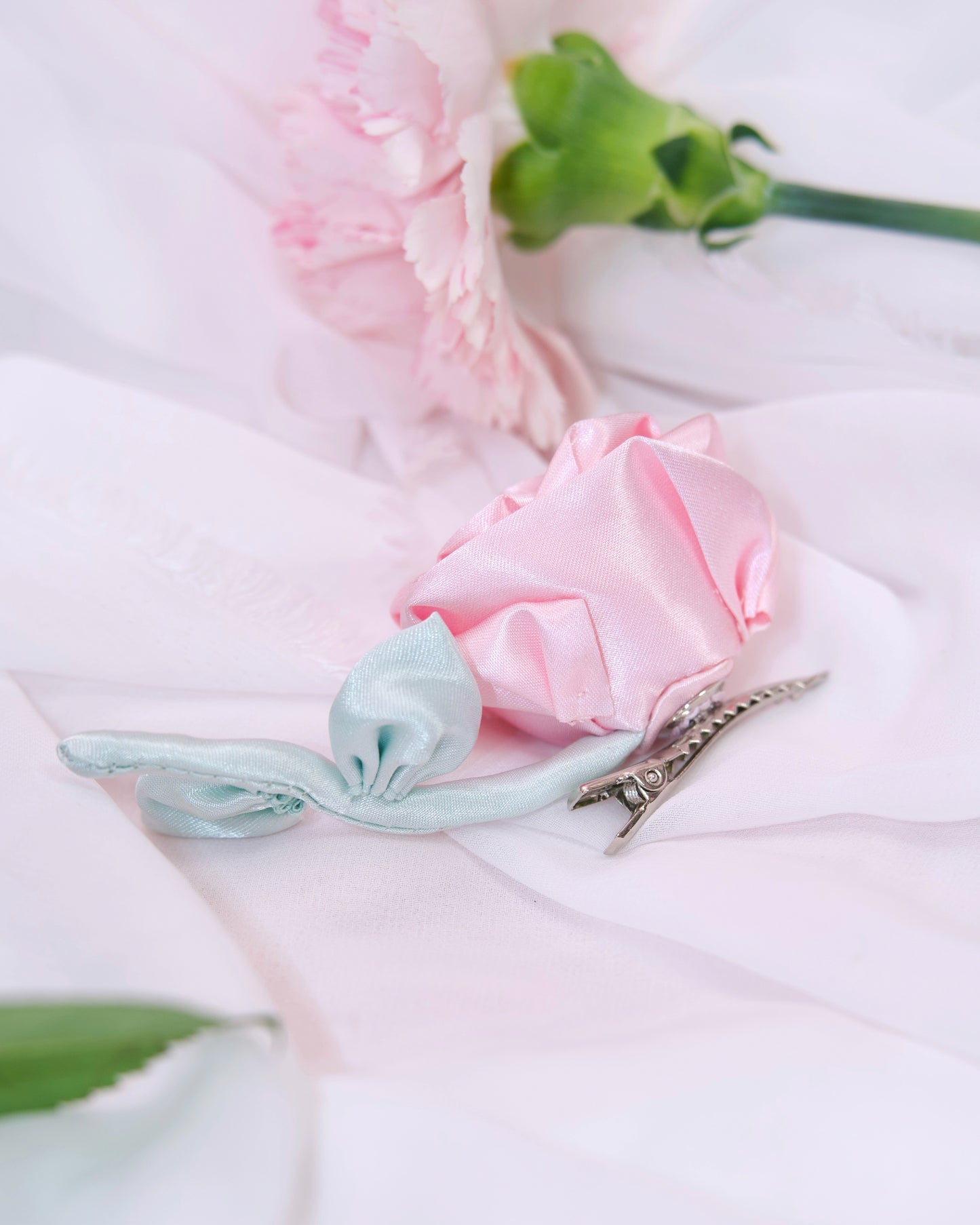 Little Rose Hairclip - Pink