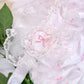 Rosette Ruffle Bonnet - White // PREORDER