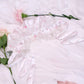 Rosette Ruffle Bonnet - White // PREORDER