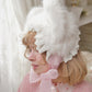 Kitty Dreams Ribbon Bonnet - White // PREORDER