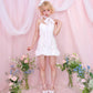 Claire De Lune Dress - White x Pink Floral // PREORDER