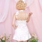 Claire De Lune Dress - White x Pink Floral // PREORDER