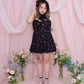 Claire De Lune Dress - Black x Pink Floral // PREORDER