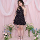 Claire De Lune Dress - Black x Pink Floral // PREORDER