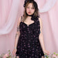 Claire De Lune Dress - Black x Pink Floral // PREORDER
