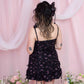 Claire De Lune Dress - Black x Pink Floral // PREORDER