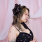 Your Little Flower Scrunchie - Black
