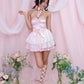 Soft Flutter Outer Tulle Apron Skirt - Pink // PREORDER