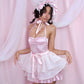Soft Flutter Outer Tulle Apron Skirt - Pink // PREORDER